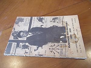 Image du vendeur pour The American Quarterly On The Soviet Union. Vol. Iii, No. 1, July 1940. Vladimir Mayakovsky mis en vente par Arroyo Seco Books, Pasadena, Member IOBA