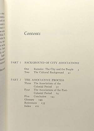 Imagen del vendedor de Urbanization of an african community - voluntary associations in Bamako a la venta por crealivres