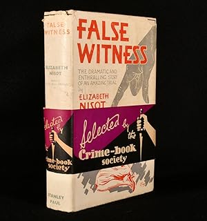Image du vendeur pour False Witness mis en vente par Rooke Books PBFA
