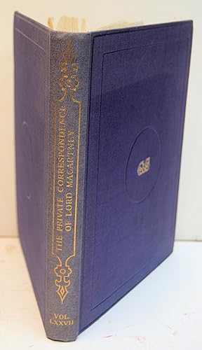 Seller image for THE PRIVATE CORRESPONDENCE OF LORD MACARTNRY Governor of Madras (1781-85). Edited for the Royal Historical Society by C. Collin Davies, M.A., PhD., F.R.Hist.S. (Camden Third Series Volume LXXVII). for sale by Marrins Bookshop