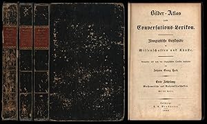 Bilder-Atlas zum Conversations-Lexikon. 9 (von 10) Tafelbände, 10 Textbände (in 3=komplett) und R...