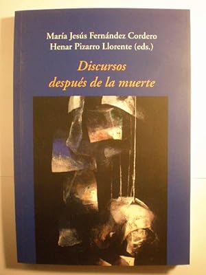 Imagen del vendedor de Discursos después de la muerte a la venta por Librería Antonio Azorín