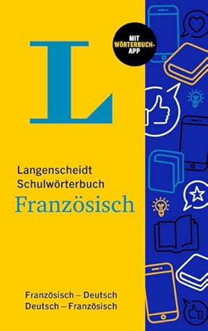 Bild des Verkufers fr Langenscheidt Schulwrterbuch Franzsisch : Franzsisch-Deutsch / Deutsch-Franzsisch - mit Wrterbuch-App zum Verkauf von AHA-BUCH GmbH