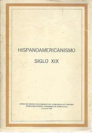 Bild des Verkufers fr Hispanoamericanismo Siglo Xix zum Verkauf von Guido Soroka Bookseller