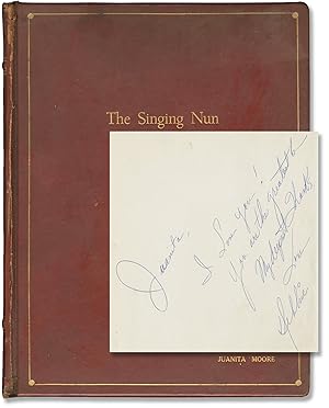 The Singing Nun (Original screenplay for the 1966 film, actor Juanita Moore's presentation copy, ...