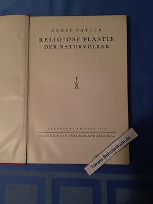 Bild des Verkufers fr Religise Plastik der Naturvlker. zum Verkauf von Antiquariat BehnkeBuch