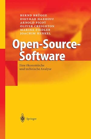 Bild des Verkufers fr Open-Source-Software : eine konomische und technische Analyse. zum Verkauf von Antiquariat Thomas Haker GmbH & Co. KG