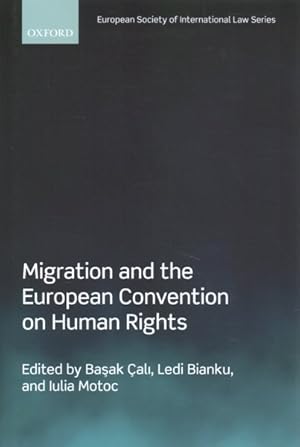 Image du vendeur pour Migration and the European Convention on Human Rights mis en vente par GreatBookPricesUK