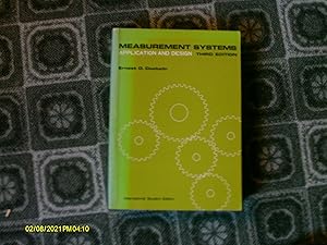 Immagine del venditore per Measurement Systems: Application and Design venduto da Buybyebooks