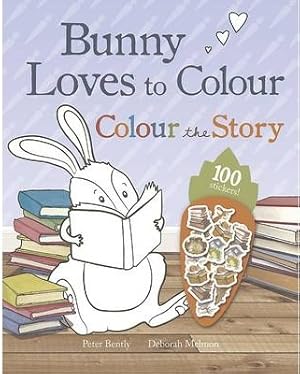 Bunny loves to colour. COLOUR THE STORY