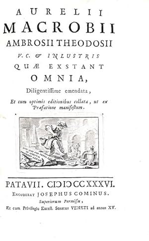 Opera quae exstant omnia, dilegentissime emendata, et cum optimis editionibus collata.Patavii, ex...
