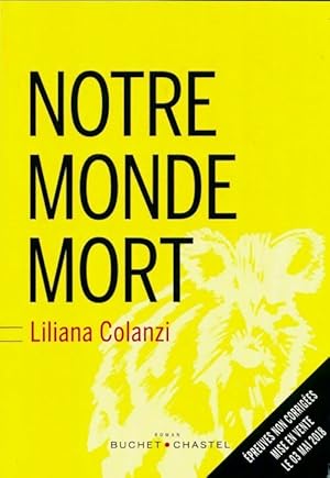 Imagen del vendedor de Notre monde mort - Liliana Colanzi a la venta por Book Hmisphres