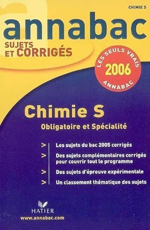 Chimie S Sujets et corrig?s 2006 - Julie Bouvry