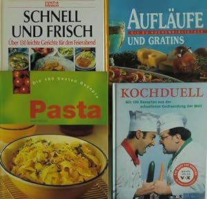 4 Kochbücher: Kochduell. Mit 100 Rezepten aus der schnellsten Kochsendung der Welt / Aufläufe und...