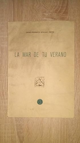 Image du vendeur pour MAR DE TU VERANO, LA mis en vente par Libreria Bibliomania