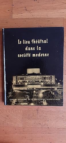 Image du vendeur pour LE LIEU THATRAL DANS LA SOCIT MODERNE. Colloque de Royaumont. mis en vente par Librairie Sainte-Marie