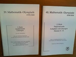 39. bis 48. Mathematik-Olympiade (ohne 44. MO): Aufgaben und Lösungen. Zusammen 30 Hefte. 39. MO:...