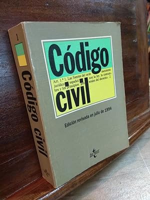 Imagen del vendedor de Cdigo civil a la venta por Libros Antuano