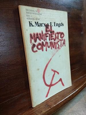 Imagen del vendedor de El manifiesto comunista a la venta por Libros Antuano