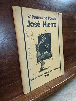 Image du vendeur pour 3Premio de Poesa Jos Hierro mis en vente par Libros Antuano