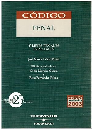 Seller image for Cdigo penal y leyes especiales for sale by Librera Dilogo