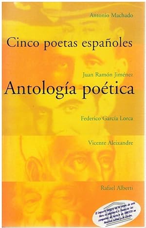 Imagen del vendedor de Cinco poetas españoles. Antología poética a la venta por Librería Diálogo