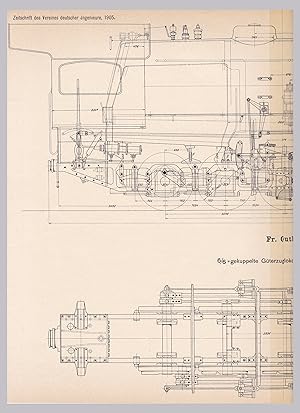 Fr. Gutbrod: Die Weltausstellung in St. Louis 1904. Das Eisenbahnverkehrswesen. 6/6-gekuppelte Gü...