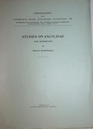 Studies on Ancylidae: the subgroups