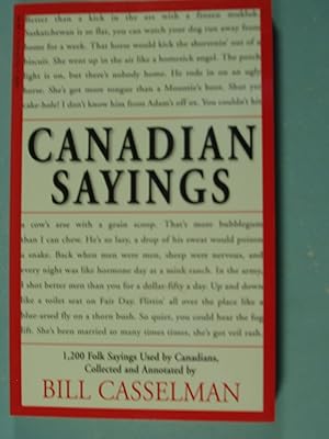 Bild des Verkufers fr Canadian Sayings zum Verkauf von PB&J Book Shop