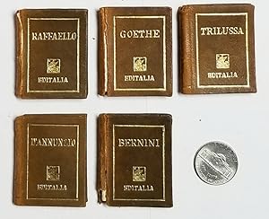 Itinerari romani II. (Complete Set of Italian Miniature Books Bound in Leather Dedicated to Rome)