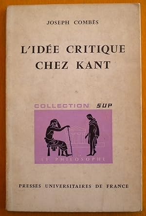 Seller image for L'ide Critique chez Kant for sale by Libreria Ninon