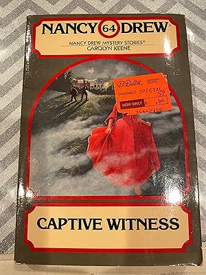 Immagine del venditore per CAPTIVE WITNESS Nancy Drew #64 venduto da Happy Heroes