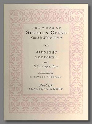 THE WORK OF STEPHEN CRANE