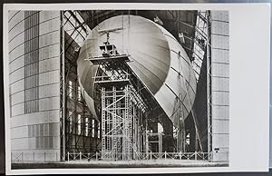 Seller image for Real Photo Post Card: "LZ 129 in Bau" ("LZ 129 under Construction") for sale by Barry Cassidy Rare Books