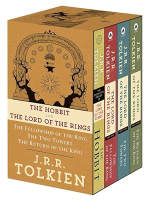 Image du vendeur pour J.R.R. Tolkien 4-Book Boxed Set: The Hobbit and The Lord of the Rings (Boxed Set) mis en vente par Grand Eagle Retail