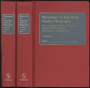 Image du vendeur pour Dictionary of American Medical Biography mis en vente par Between the Covers-Rare Books, Inc. ABAA