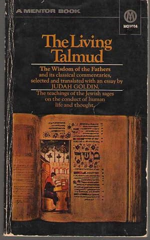 Seller image for The Living Talmud The Wisdom of the Fathers and its Classical Commentaries for sale by Dan Glaeser Books