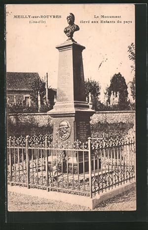 Seller image for Carte postale Meilly-sur-Rouvres, Le Monument lev aux Enfants du pays for sale by Bartko-Reher