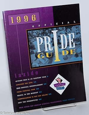 Bild des Verkufers fr 1996 Official Pride Guide: the Flame of Liberation GLBT Pride Twin Cities zum Verkauf von Bolerium Books Inc.