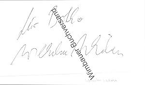 Bild des Verkufers fr Original Autogramm Wilhelm Wieben (1935-2019) Tagesschau /// Autogramm Autograph signiert signed signee zum Verkauf von Antiquariat im Kaiserviertel | Wimbauer Buchversand