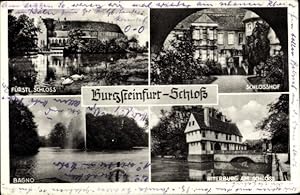 Bild des Verkufers fr Ansichtskarte / Postkarte Burgsteinfurt Steinfurt, Schlo, Hof, Ritterburg, Bagno zum Verkauf von akpool GmbH