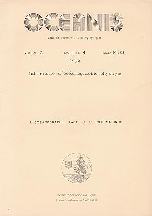 Seller image for L'ocanographe face  l'informatique - Oceanis volume 2, fascicule 4, pages 93  128 for sale by Pare Yannick