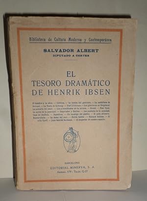 El tesoro dramático de Henrik Ibsen. El hombre y la obra. Catilina. La tumba del guerrero. La cas...