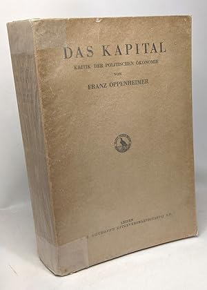 Das kapital kritik der politischen ökonomie - ein kurzgefasstes lehrbuch der nationalökonomishen ...