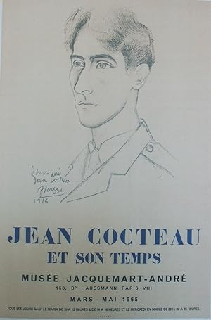 "JEAN COCTEAU ET SON TEMPS / PICASSO 1916" / EXPOSITION MUSÉE JACQUEMART-ANDRÉ Paris 1965 / Affic...