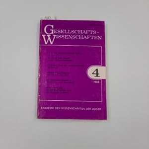 Gesellschaftswissenschaften 4 / 1988