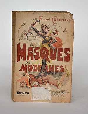 Masques Modernes - Frontispice Par Félicien Rops
