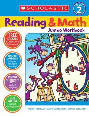 Imagen del vendedor de Reading & Math Jumbo Workbook: Grade 2 (Paperback) a la venta por Grand Eagle Retail