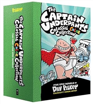 Bild des Verkufers fr Captain Underpants Colossal Color Collection (captain Underpants #1-5 Boxed Set) (Book & Merchandise) zum Verkauf von Grand Eagle Retail