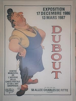 "EXPOSITION DUBOUT 1986/87 : CÉSAR" D'après l'affiche de DUBOUT pour le film "CÉSAR" de Marcel PA...